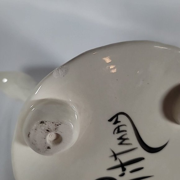 Unique Whimsical Abstract Handmade Studio Art Pottery Teapot Gail Pittman - Picture 9 of 10